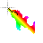 rainbow dolphin cursor
