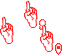 Red Hand Cursors cursor preview