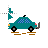 Teal car loading cursor