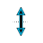 Vertical resize cursor