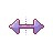 Horizontal resize cursor
