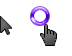 Windows 7 Gray-Dark Purple Edit Cursors preview