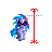 Vertical resize cursor