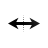 Horizontal resize cursor