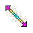 Pan diagonal tlbr cursor