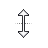 Vertical resize cursor