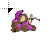 pink shaman running cursor