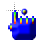 Cute pointy location cursor