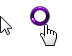 Windows 7 Super Inferior Medium Purple Cursors preview