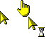 3D Gold Aero Cursors preview