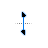 Vertical resize cursor