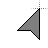 Left reverse transparent black outline cursor