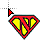 Superman Alphabet n cursor