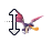 Vertical resize cursor