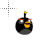 Black Angry Bird cursor