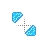 Hydro Diagonal Resize 1 Animated cursor