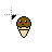 brown ice cream cursor