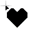 black cursor