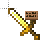 gold sword and sign cursor