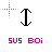 Vertical resize cursor