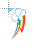 My Little Pony Friendship is Magic Rainbow Dash's Cutie Mark cursor