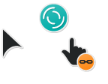Volantes Dark Mini Cursors preview