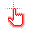 Red cursor cursor