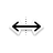Horizontal resize cursor