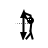 Vertical resize cursor