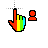 rainbow! - person cursor