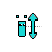Vertical resize cursor
