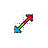 Rainbow Diagonal 2 cursor