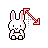 pinkbunnyDiagonalResize1 cursor