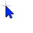 Blue cursor