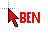 Ben Red cursor