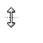 Vertical resize cursor