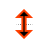 Vertical resize cursor