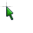 Right butn nanolathe grn arro(32x cursor