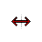 Horizontal resize cursor