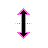 Vertical resize cursor