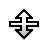 Vertical resize cursor