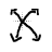 too lazy to make 2 diagonals cursor