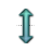 Vertical resize cursor