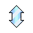 Vertical resize cursor
