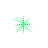 green sparkles cursor