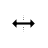 Horizontal resize cursor