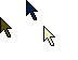 Types of Named colored Cursors preview