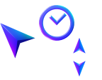 Blue Neon Laser Glow Simple Stylish Cursors preview