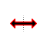 Horizontal resize cursor