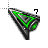 Green Alien Cursors preview
